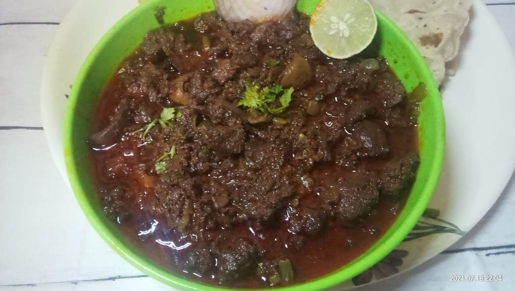मटण रक्ती | Rakti kashi banavayachi |How to Make Mutton Rakti Fry Recipe In Marathi | Goat Blood Fry